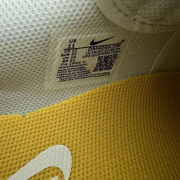 Nike Cortez Lakers White Varsity Purple Yellow - Picture 10 of 10